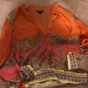 Paisley colorful blouse